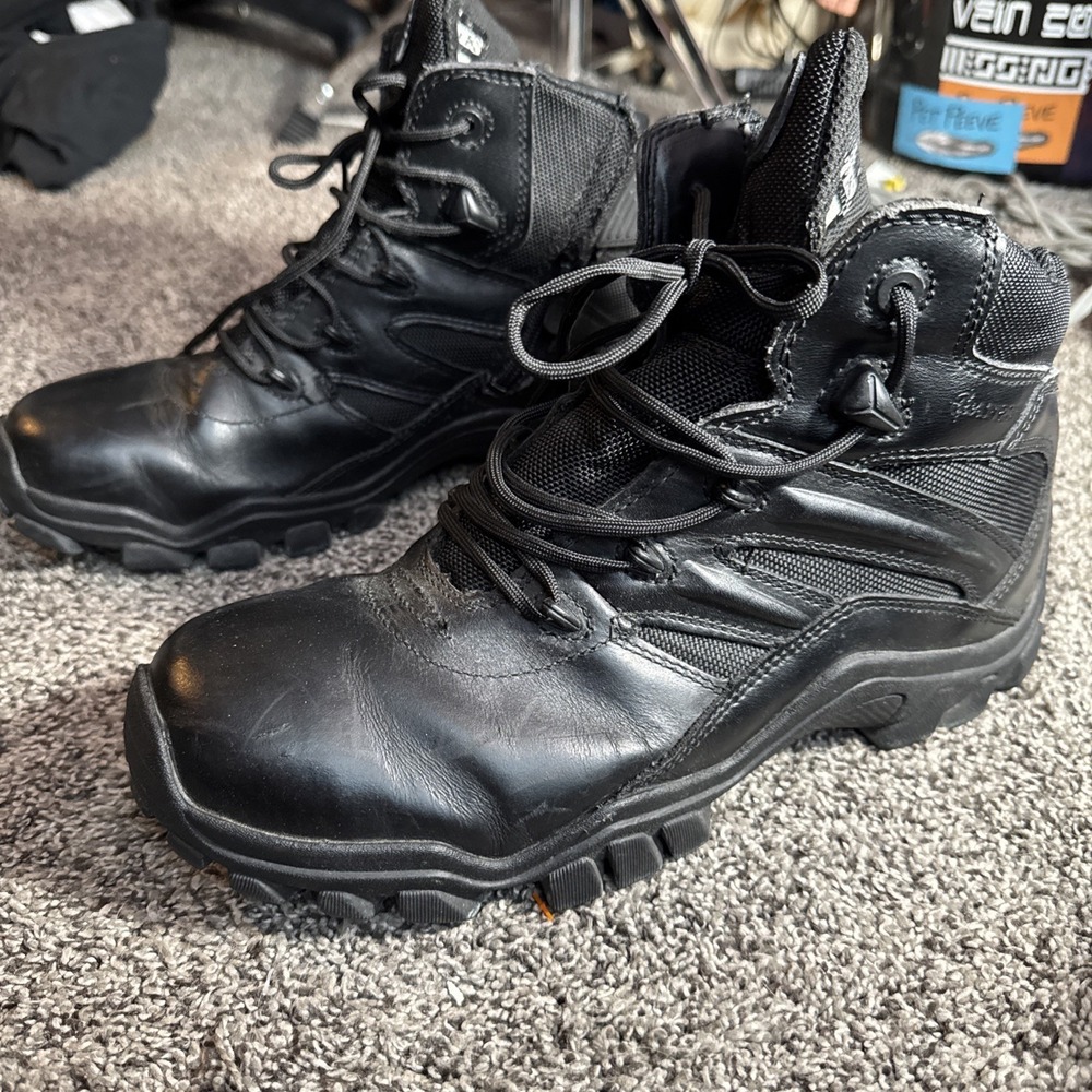 Tactical Sport Side Zip Bates Boots Size 9 Combat Black E02346 - Picture 3 of 7
